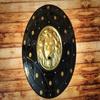 Medieval Lion Face Shield Black Warrior Viking Shield Shield for Re-enactment Battle worn Armour Round Shield 55.88 cm Best For Gift