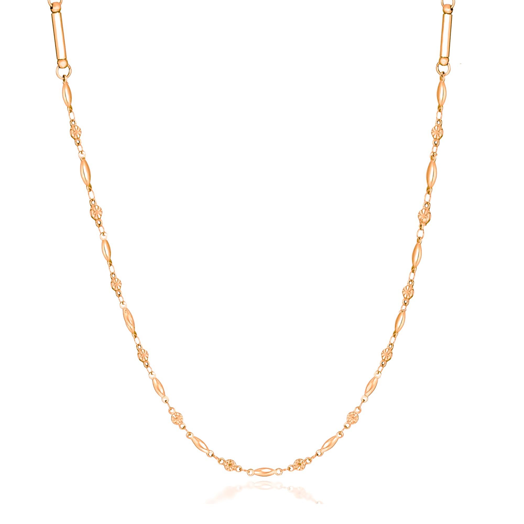 

Магнітне намисто для 2 магнітних хірургічних намисто з нержавіючої сталі в подарунковій коробці [MAYA&CANA] Жіноче, стильне, 200 метрів, ланцюжок, 45 см, (Рожеве золото)