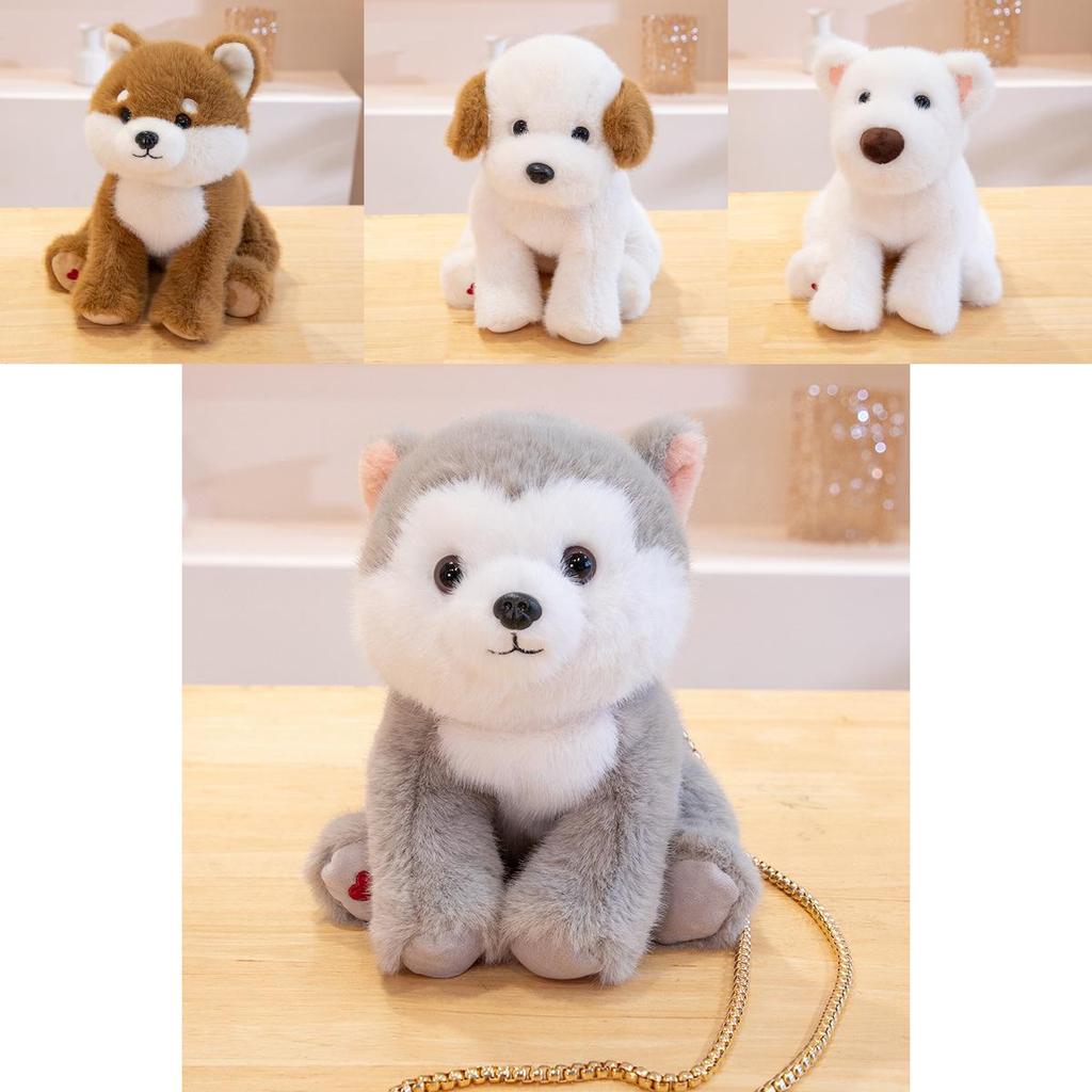 Adorable Plush Dog Backpack Toy For Kids Featuring High-quality Soft Pp Cotton Material