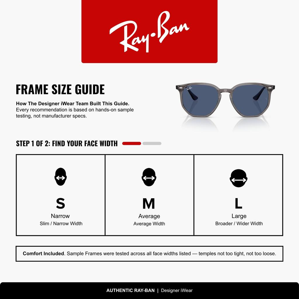 lens width 0RB4306 Ray-Ban sunglasses, unisex, frame/opal grey, lens/dark blue, 54mm,