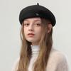 Australian Wool Beret British Retro Female Autumn and Winter Painter Hat Showing Face Small and Warm Fashion Hat