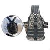 Men Chest Shoulder Backpack Bag with 3 Compartments for Travel, Hiking, Cycling Fishing Gear Storage