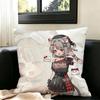 Neneko Mashiro-oo  Square Double-Sided printed Pillow Case Bedroom Bedside Pillow Sofa Cushion Cover