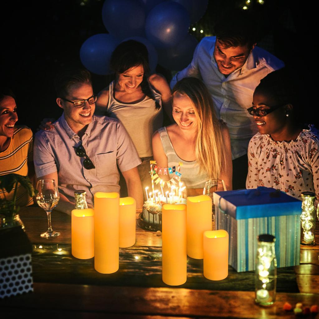 24-144 Units/Set of Waterproof Indoor Flameless LED Candle Lights Wholesale Party Supplies for Gatherings and Festivals 1