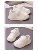 Kids' Lightweight Non-Slip White Sneakers – Comfortable, Thick Sole for Boys & Girls