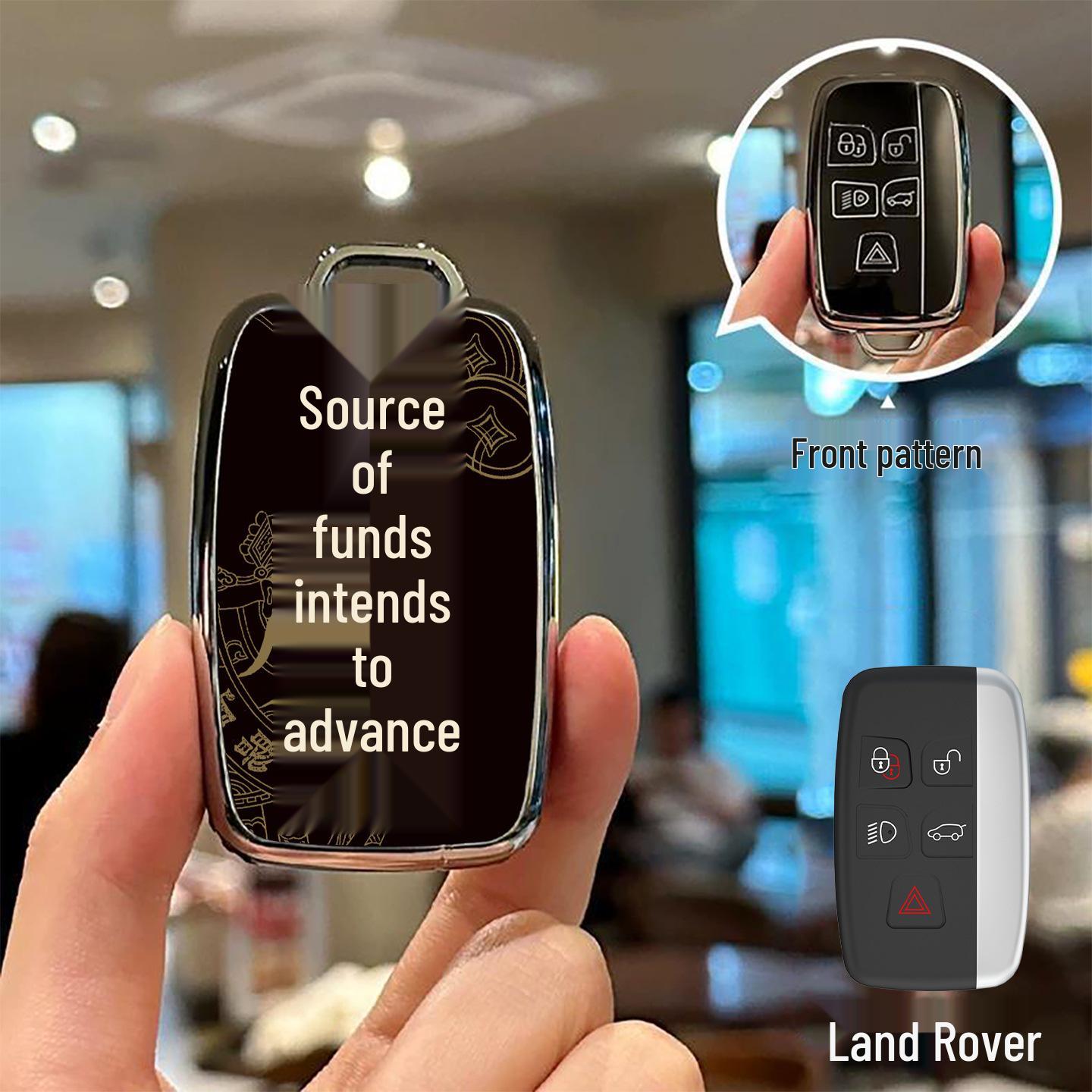 

Land Rover Velar, Range Rover, Jaguar Evoque, Discovery 4, F-Pace Chinese Style Key Cover