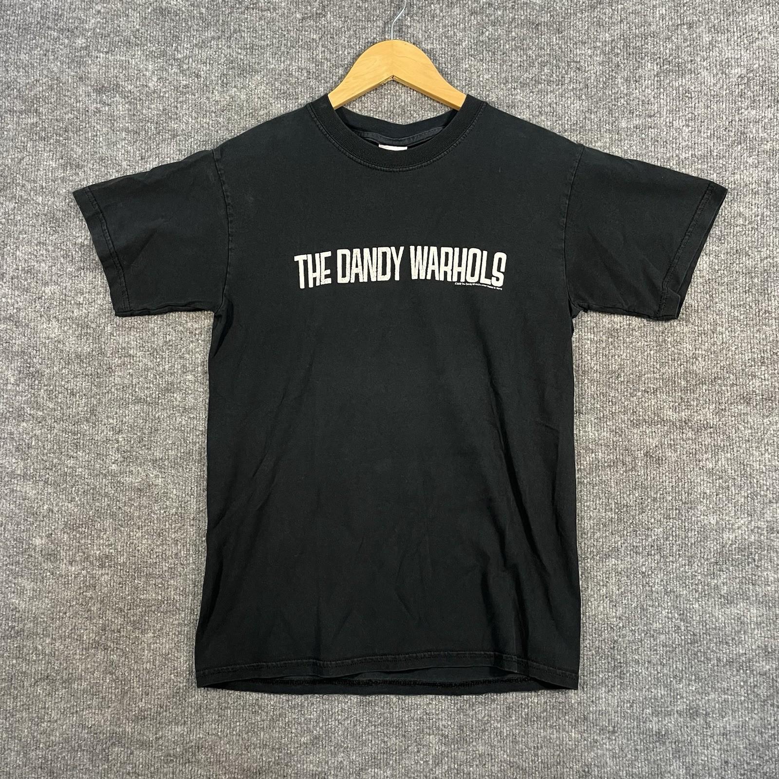 The Dandy Warhols T-Shirt Vintage 2003 Mens Small Black Band Velvet Underground Unisex T-Shirt L
