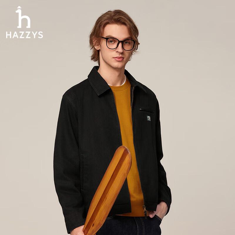 

HAZZYS Men s Loose Fit Denim Jacket ASVZU0BCI18 M (170/92A 46)