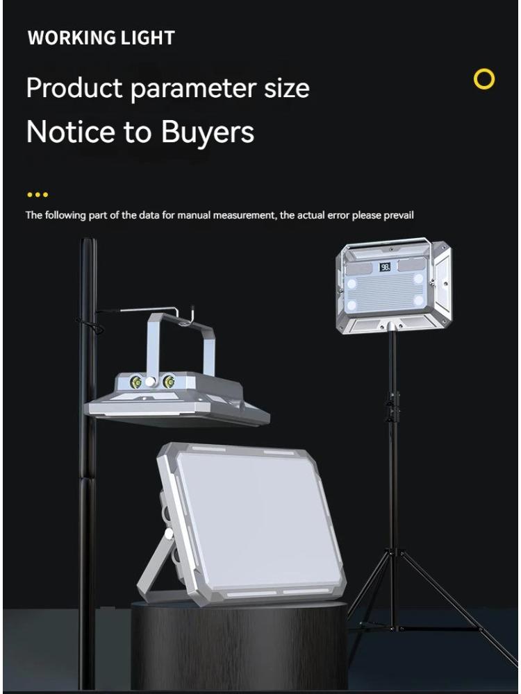 LED Camping Tent Light Rechargeable Searchlight High Power Outdoor Emergency Lighting Waterproof Portable Hanging Night Lamps