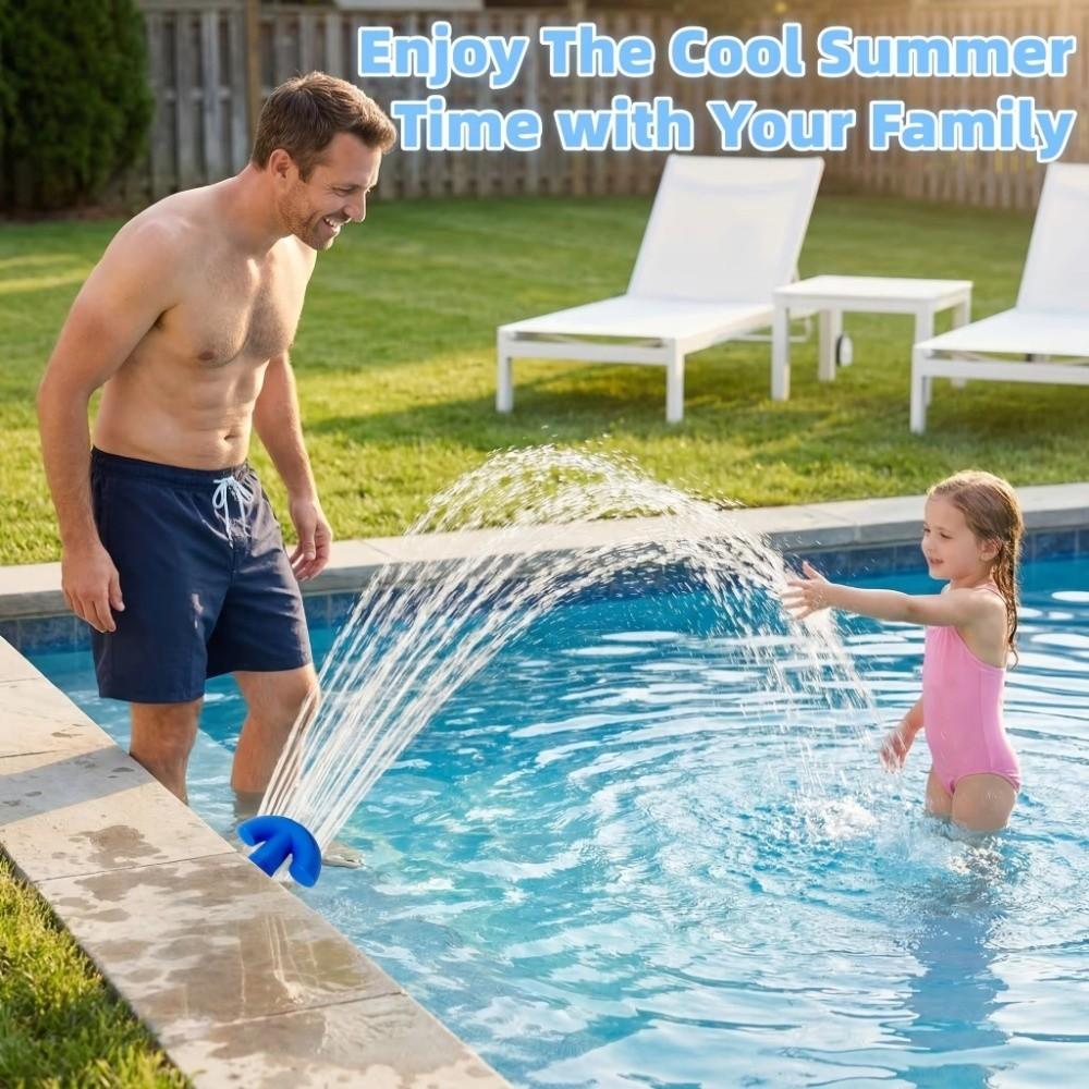 PLA Pool Fountain Sprinkler Swimming Pool Waterfall Sprayer Above Ground Pool Use