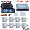 LED display reverse radar, 8 sensors, radar detection system, backlight display, voice prompts make reversing easier