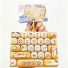 Cute Design Decompression Button Toy 26 Key Keyboard Keychain  Accessories Gift
