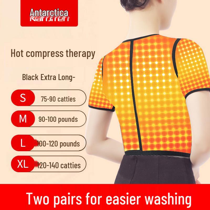 Mugwort Self-Heating Shoulder and Neck Wrap for Men and Women – Postpartum, Joint, and Winter Warmth Protection.