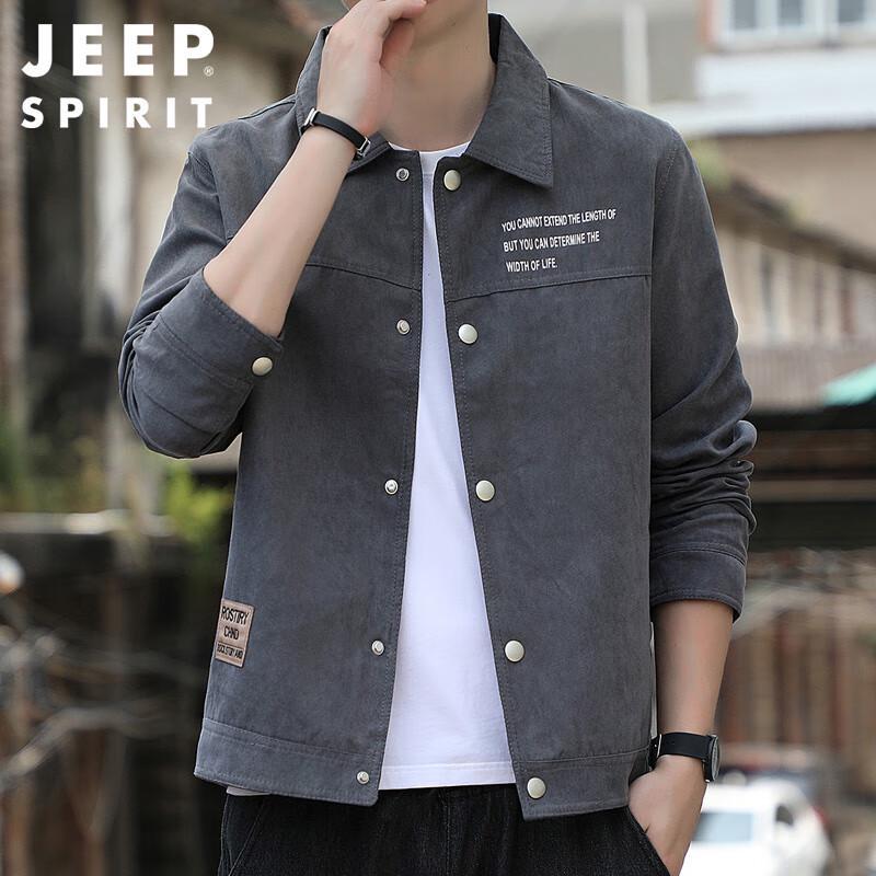 JEEP SPIRIT Men's Autumn/Winter Lapel Jacket