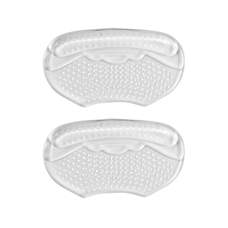 GEL Heel Stickers: Soft, Anti-Wear, Anti-Slip, Invisible Cushion with Massage and Shock Absorption for High Heels.