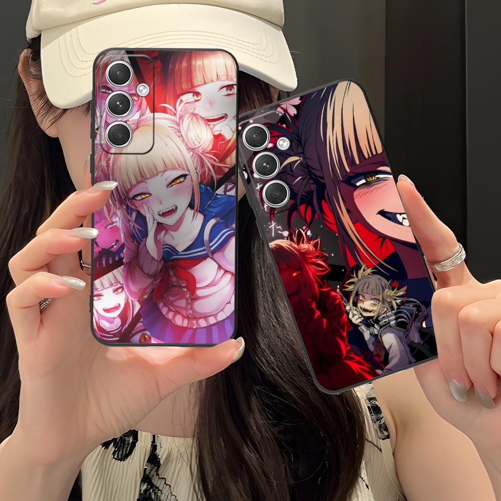 MHA Himiko Toga Mobile Phone Case for Samsung Galaxy S26 S25 S24 S23 S22 S21 S20 Note20 Plus FE Ultra Colorful Cover Pretty