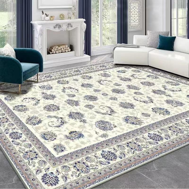 Bohemia Style Crystal Velvet Carpet Large Size Living Room Bedroom Non-slip Rugs Sofa Coffee Table Blanket Kids Room Mat