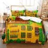Stardew Valley 3PCS Bedding Set, Duvet Cover + 2 Pillowcases, Farm Game Print Soft Microfiber for Gaming Fans