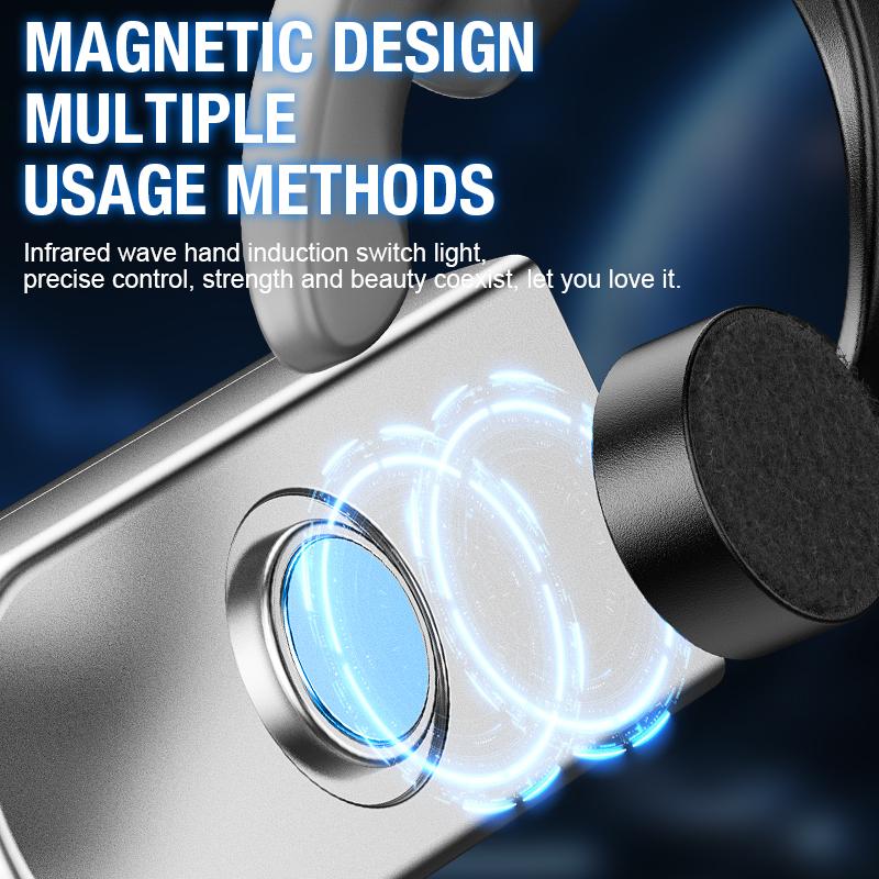 LED Headlamp Head Flashlight For Adults Removable Ear Hook Headlight Rechargeable Head Lights Waterproof With 3 Lighting Modes