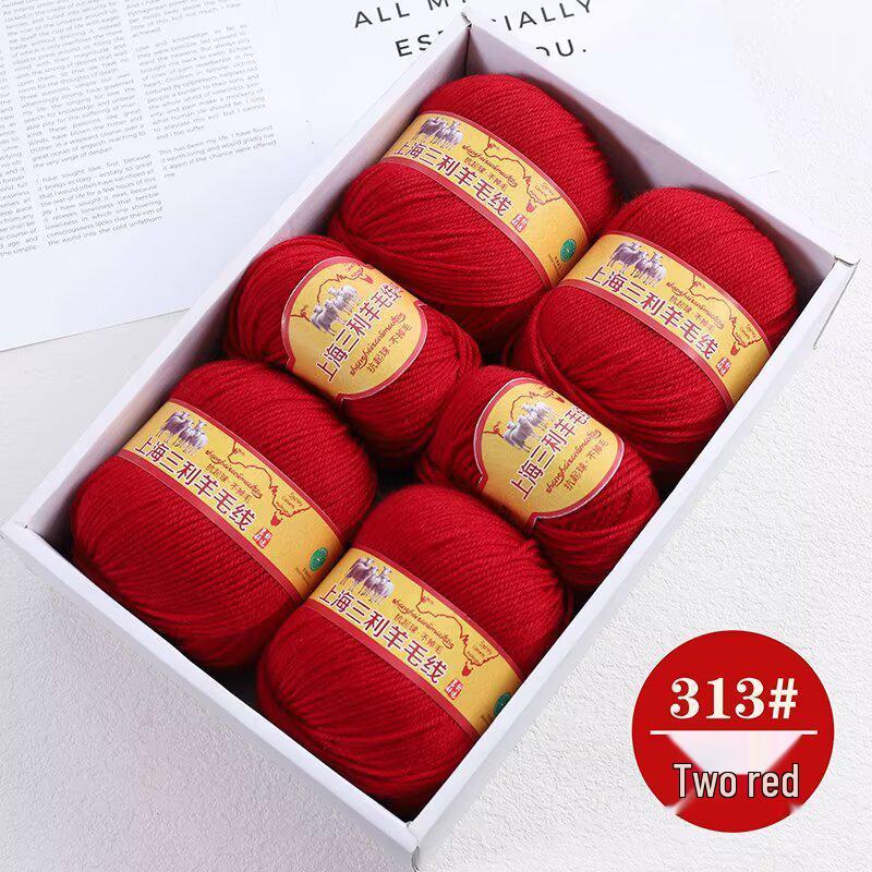 Premium Medium Thick Pure Goat Wool Yarn Balls for Handmade DIY Scarves