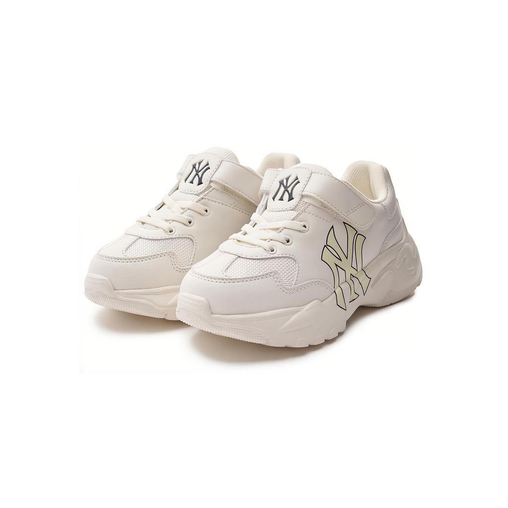 MLB Big Ball Chunky Synthetic Leather Lightweight Simple Comfortable Durable Low-Top Kids Casual Shoes Kids casual shoes 7ASHJ014N-50IVS
