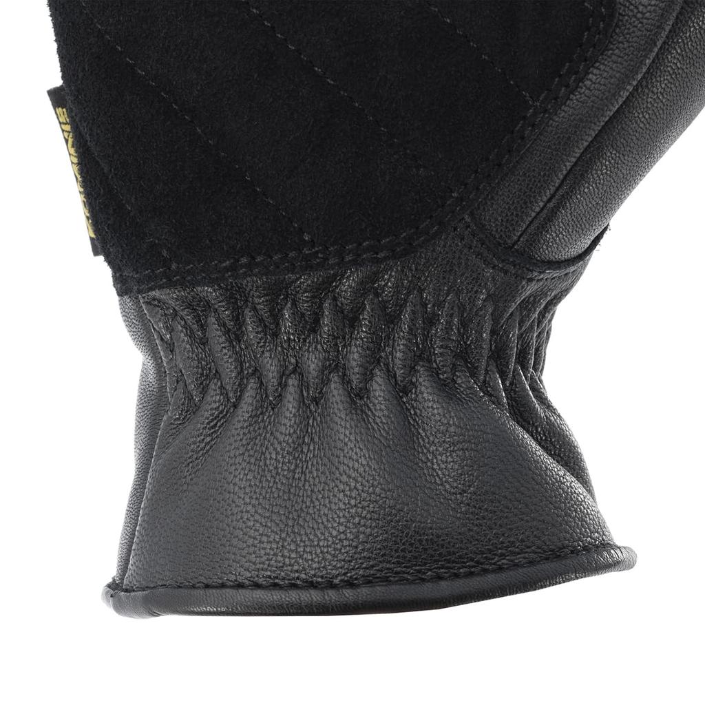 KOMINE Leather Winter Short Gloves for Motorcycles Z Series Black L GK-850 -