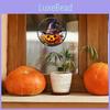 Halloween Witch Pumpkin Hat Uv Static Glass Showcase Home Decor Stickers