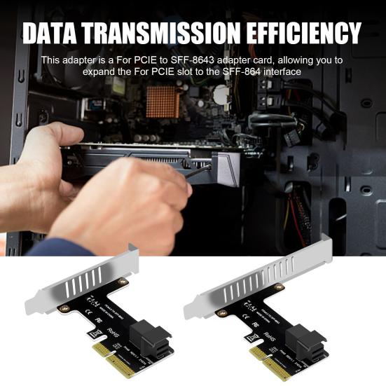 

PCIE X4 to SFF8643 Expansion Card High-Speed Transmission Universal B