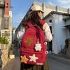 American Retro Schoolbag Female College Student Cute Star Backpack Large Capacity Junior High School Student Travel Backpack Tide