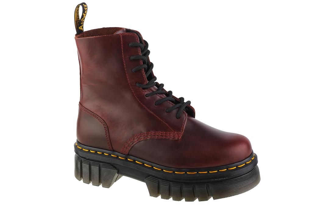Dr. Martens Audrick, Womens Burgundy Bovver Boots