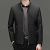 2025 High-End Men's Business Casual Non-Iron Jacket for Spring/Autumn - Middle-Aged Dad Style