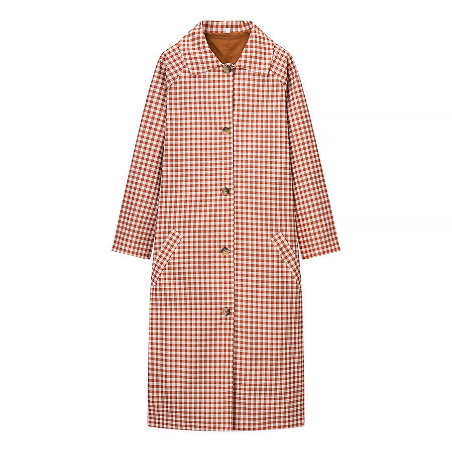 2025 Autumn/Winter Women`s Plaid Leather &