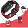 Silicone Sport Band for Samsung Galaxy Fit 3 Breathable Two-tone Porous Replacement Watch Strap for Galaxy Fit 3 2024 SM-R390 Women Men