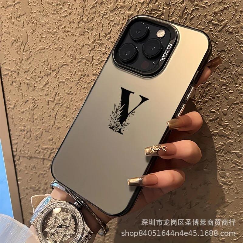 Creative Letters for Apple 15 Color Silver iPhone14promax Creative 13/11 Frosted 16 Protective Case 17