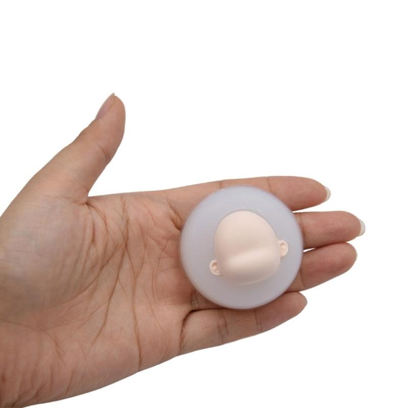 3DFairy Head Baby Face Silikonform Handgjord Tvållera Gipsform Fondant Chokladform Kex Socker Hantverksform DIY
