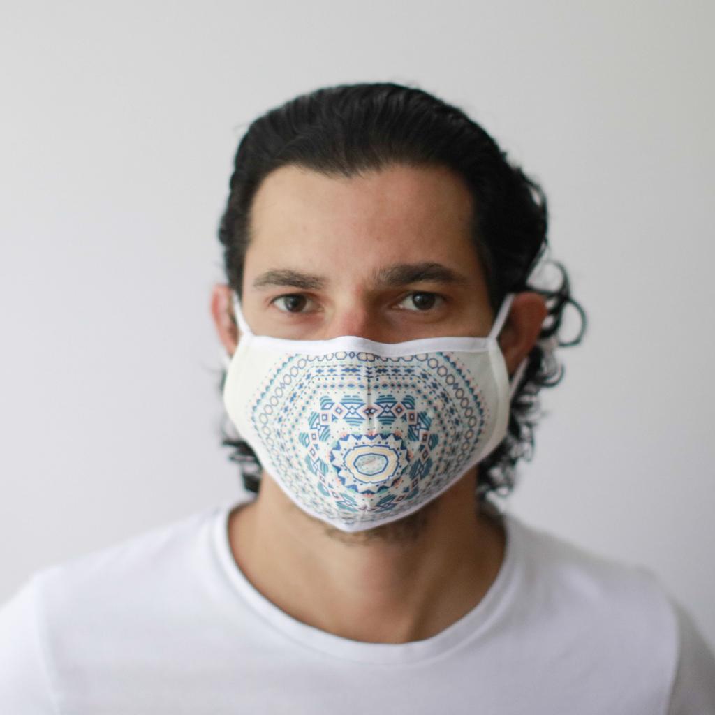 Cloth Face Mask, Adult Reusable Aztec Tribal