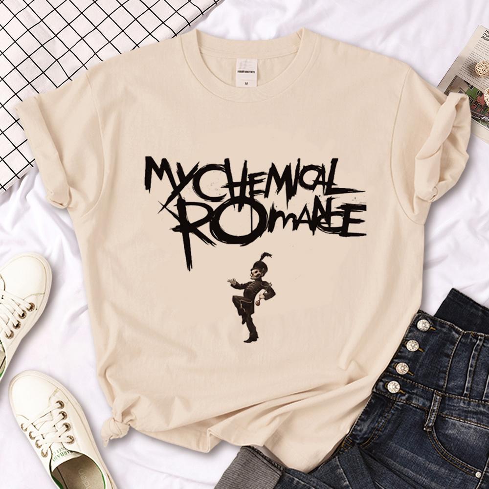 My Chemical Romance Tshirt Men Y2K Summer Top Boy Funny Clothing