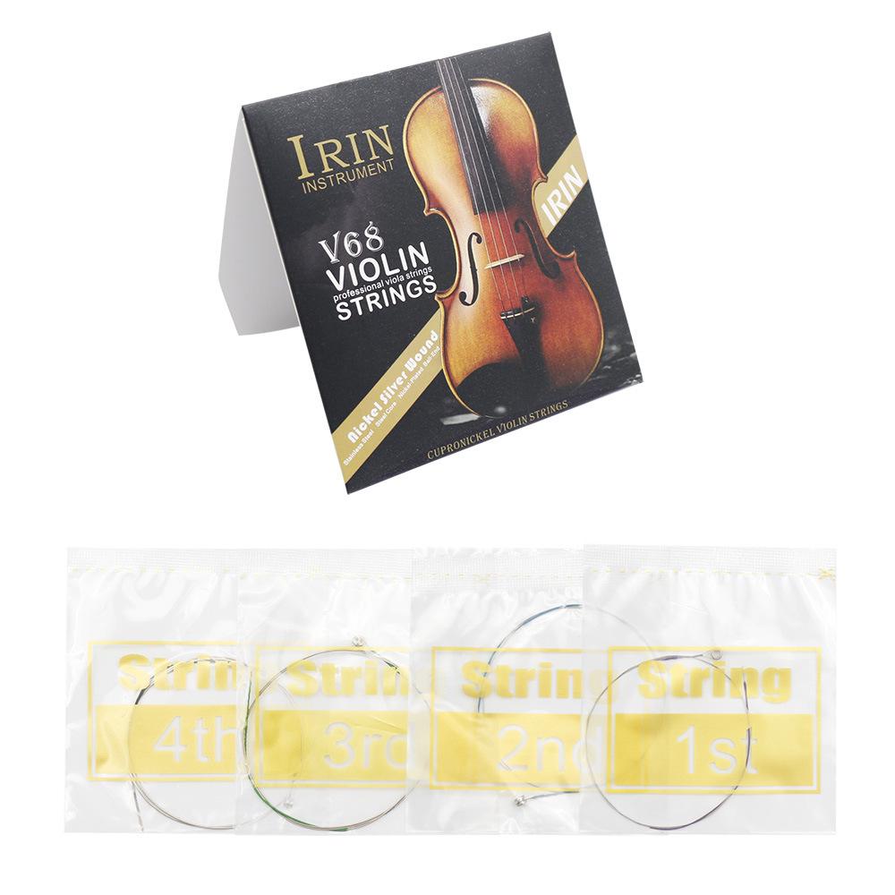 Professional Violin Strings V68 - Performance Steel Set of 4