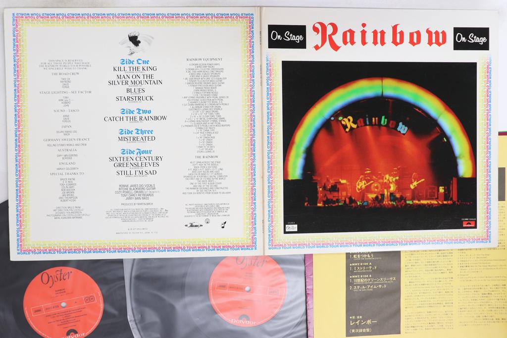 LP Record RAINBOW - On Stage MWZ81034 POLYDOR 1977 Japan Rock Used