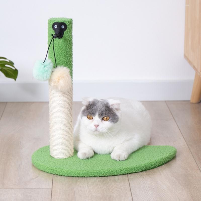 Cute Cat Scratcher Interactive Pet Toy for Cat and Kitten Playing Post