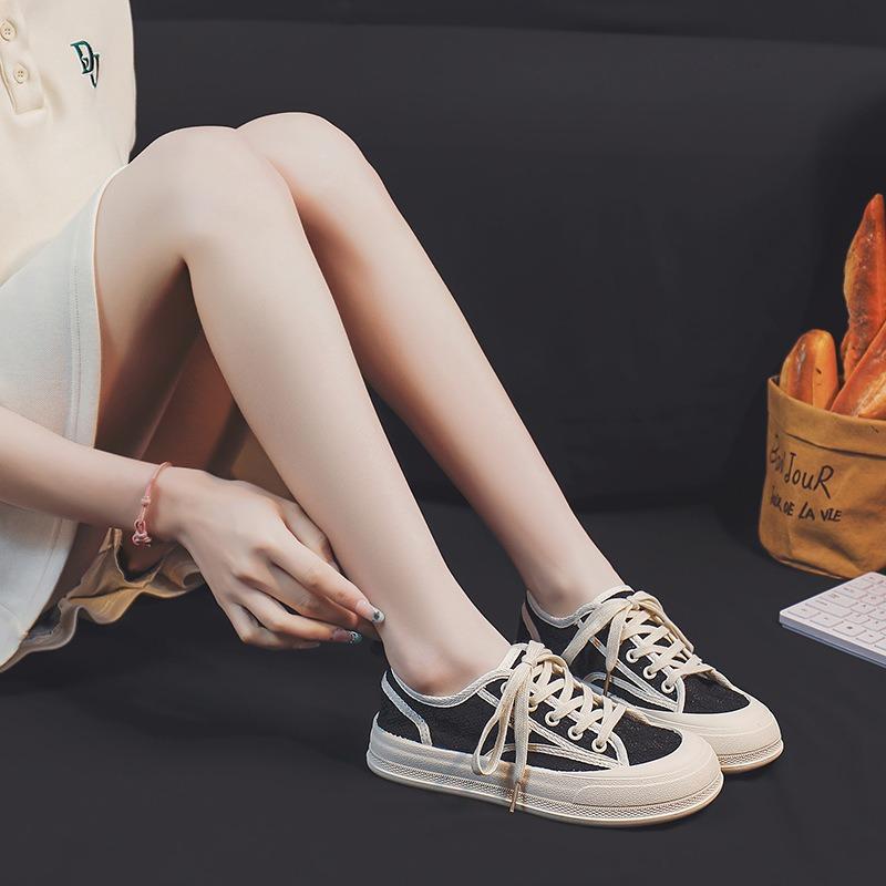 Shoes women's summer casual shoes breathable mesh shoes in trendy shoes lace fisherman shoes thick baseplate shoes