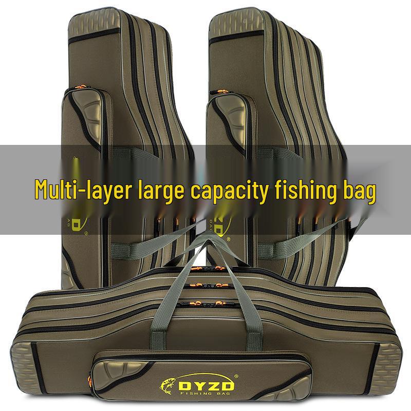 

Легкий багатофункціональний чохол для вудки з великою місткістю та знімним котушкотримачем