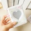 40 Pockets Photocard Album Book Love Heart Hollow Photo Card Holder Water Resistant Trendy Photo Binder For Business Cards