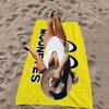 Mooneyes Room Bath Towel Microfiber Soft Water Absorbing Breathable For Girl Kids Decorative Cartoon Beach Towel