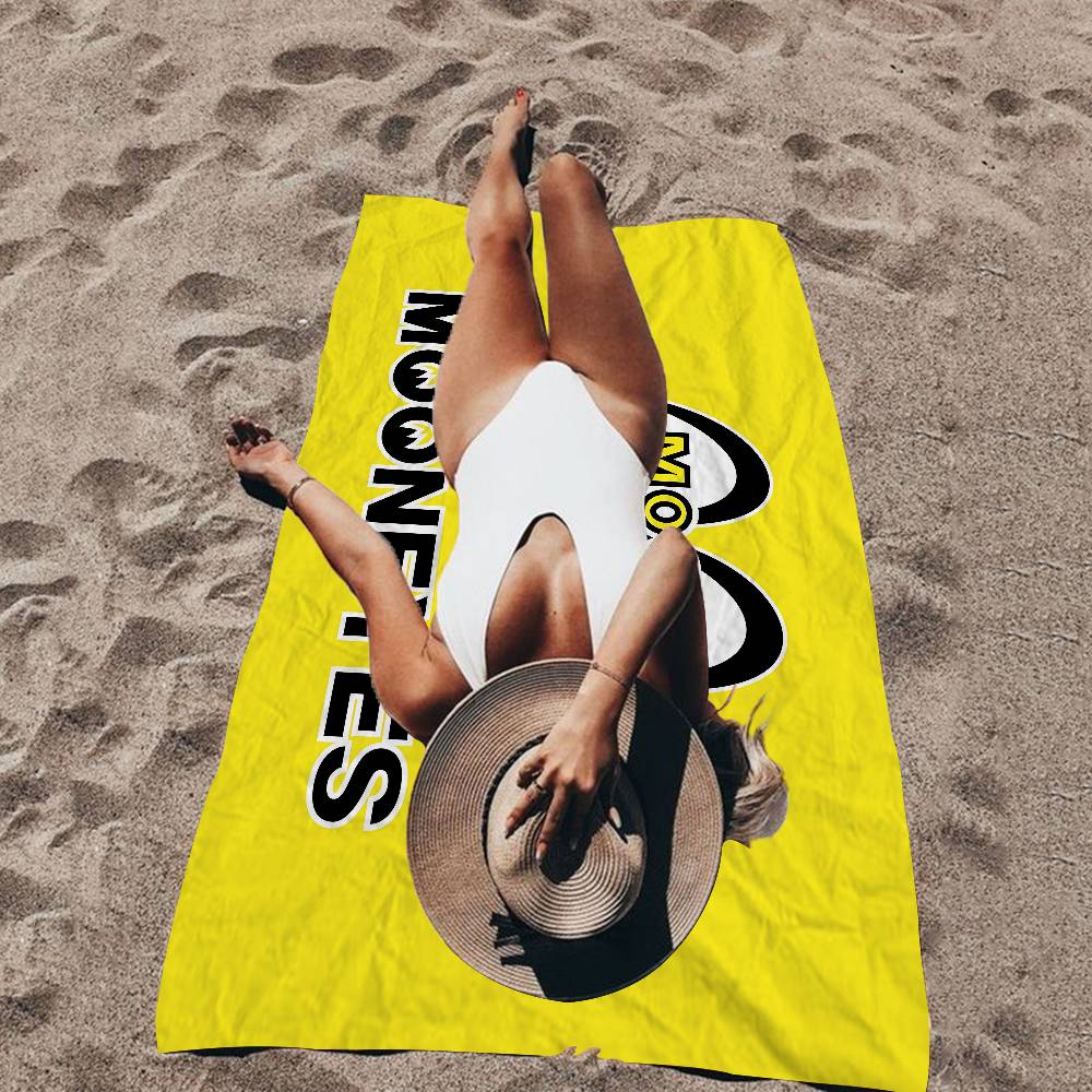 Mooneyes Room Bath Towel Microfiber Soft Water Absorbing Breathable For Girl Kids Decorative Cartoon Beach Towel