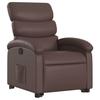 VidaXL Fauteuil Inclinable, Chaise de Relaxation avec Dossier et Repose-pied Réglables, Siège de Salon, Moderne, Marron 3204042