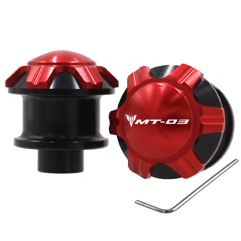 Bobine de braț oscilant din aluminiu CNC pentru motociclete, șuruburi, glisor pentru Yamaha MT-03 MT03 MT-25 MT 25 YZF R3 YZF R25 YZF-R3