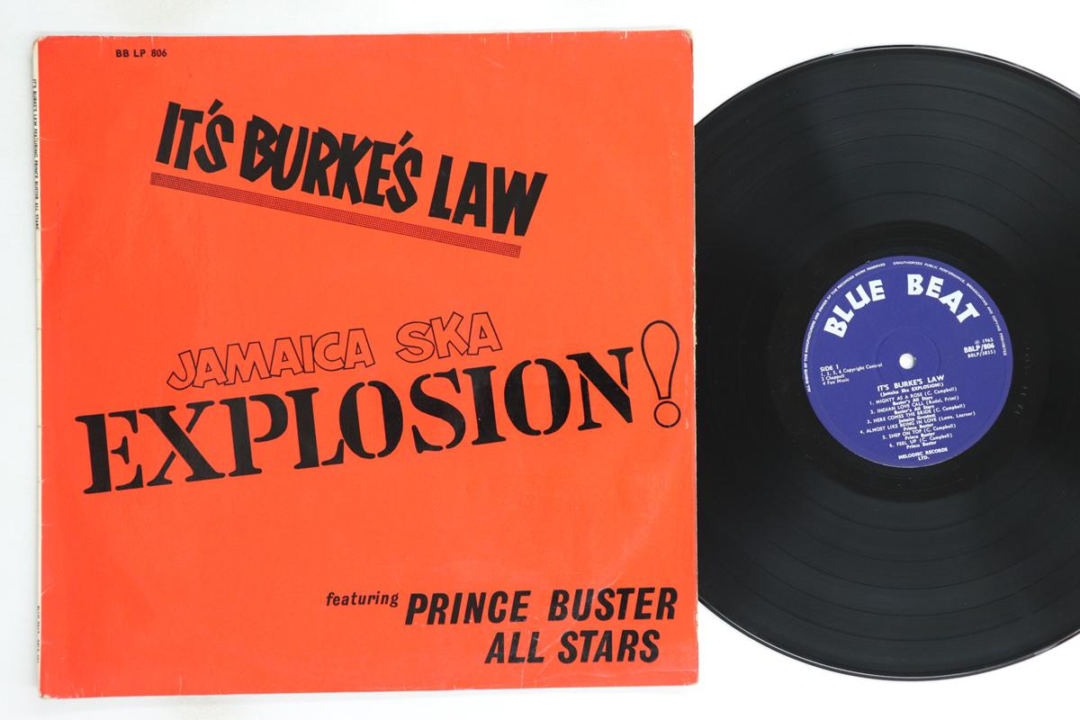 

LP Record PRINCE BUSTER ALL STARS - It s Burke s Law (Jamaica Ska Explo BBLP806 BLUE BEAT 1965 UK Reggae, Ska & Dub Used