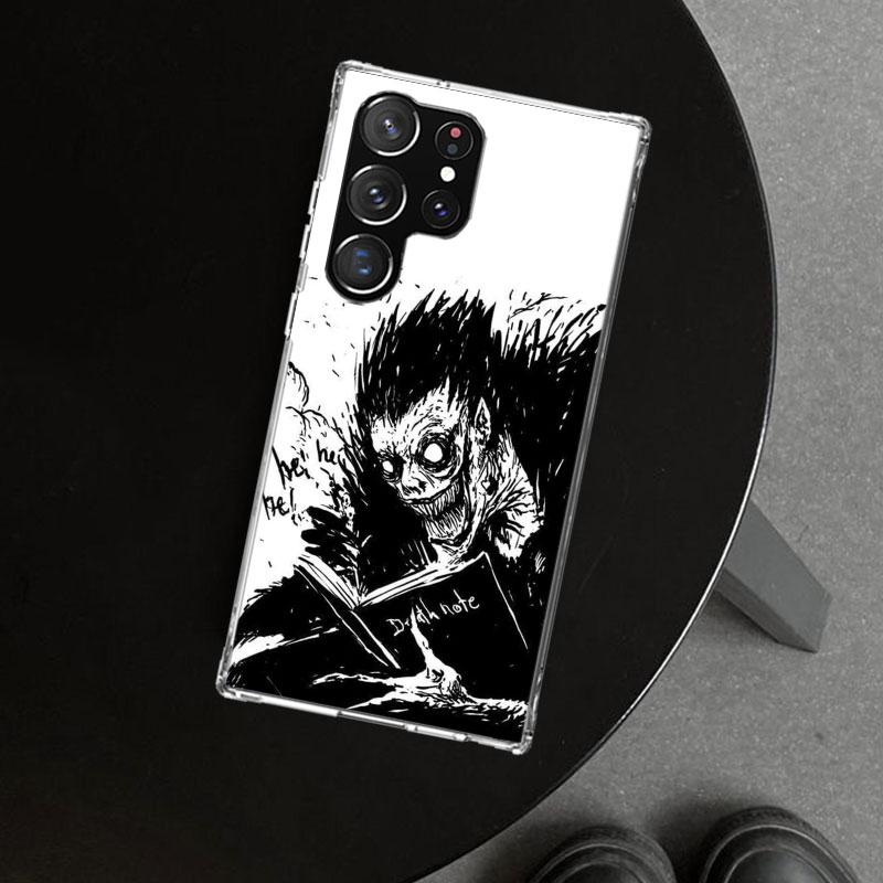 N-Note D-Death Anime Ryuk Phone Case Cover for Samsung Galaxy S26 S25 Edge S24 S23 Ultra S22 Plus S21 FE S20 + Art Customized Fu