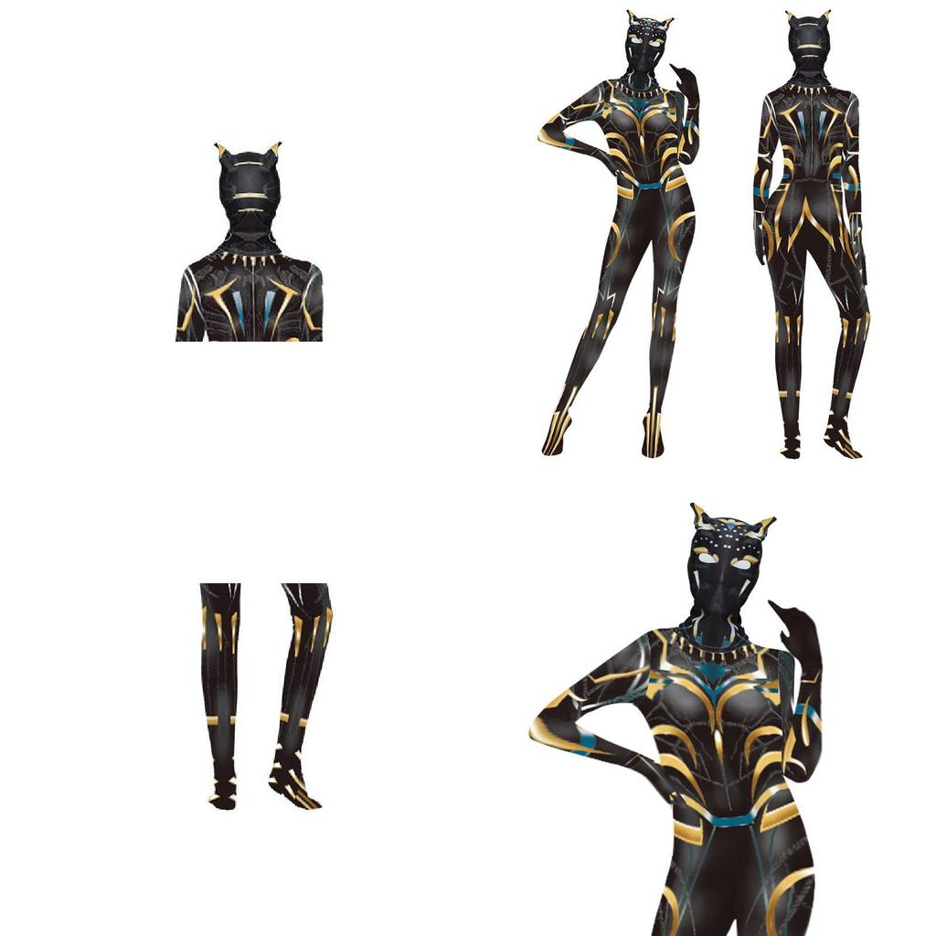 Pantera Neagră Wakanda Forever Letitia Wright Body Elastic pentru Femei Accesorii Cap Cosplay
